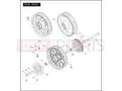 Harley-Davidson 2004 TOURING ELECTRA GLIDE STANDARD  - FLHTI REAR WHEEL