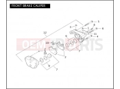 Harley-Davidson 2004 VRSC VRSCA V-ROD  - VRSCA FRONT BRAKE CALIPER