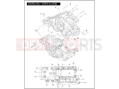 Harley-Davidson 2004 VRSC VRSCA V-ROD 98  - VRSCA 98 CRANKCASE - UPPER & LOWER