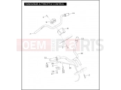 Harley-Davidson 2004 VRSC VRSCA V-ROD 98  - VRSCA 98 HANDLEBAR & THROTTLE CONTROL