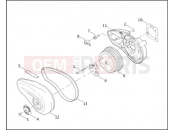 Harley-Davidson 2003 CVO/CUSTOM CVO SOFTAIL DEUCE  - FXSTDSE AIR CLEANER