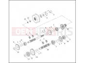 Harley-Davidson 2003 POLICE ELECTRA GLIDE STANDARD POLICE  - FLHTPI TRANSMISSION GEARS