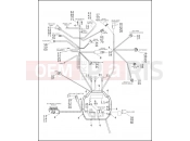 Harley-Davidson 2003 SOFTAIL HERITAGE SOFTAIL CLASSIC  - FLSTC WIRING HARNESS, MAIN - FUEL INJECTED (1 OF 2)