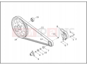 HARLEY-DAVIDSON VRSCA V-ROD  - VRSCA BELT & SPROCKETS