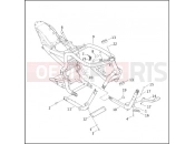 HARLEY-DAVIDSON VRSCA V-ROD  - VRSCA FRAME & JIFFY STAND