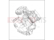 Harley-Davidson 2003 VRSC VRSCA V-ROD 98  - VRSCA 98 ENGINE ASSEMBLY - COMPLETE