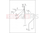 Harley-Davidson 2002 SOFTAIL FAT BOY  - FLSTFI WIRING HARNESS, MAIN - FUEL INJECTED (2 OF 2)