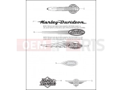 Harley-Davidson 2002 SOFTAIL NIGHT TRAIN  - FXSTBI FUEL TANK TRIM