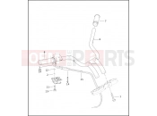Harley-Davidson 2002 VRSC VRSCA V-ROD  - VRSCA HANDLEBAR & THROTTLE CONTROL