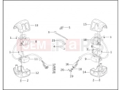 Harley-Davidson 2002 VRSC VRSCA V-ROD 98  - VRSCA 98 HANDLEBAR SWITCHES