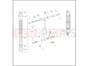 Harley-Davidson 2001 DYNA DYNA SUPER GLIDE  - FXD SHOCK ABSORBERS - HYDRAULIC