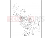Harley-Davidson 2001 POLICE DYNA DEFENDER  - FXDP FRAME & JIFFY STAND