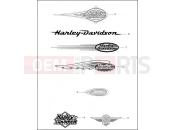 Harley-Davidson 2001 SOFTAIL NIGHT TRAIN  - FXSTB FUEL TANK TRIM