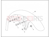 HARLEY-DAVIDSON SOFTAIL STANDARD  - FXST FRONT FENDER - FXSTS