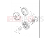 HARLEY-DAVIDSON SOFTAIL STANDARD  - FXST REAR WHEEL