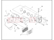 Harley-Davidson 1999 SIDECAR FLHT SIDECAR  - SIDECAR FOR FLHT REAR BRAKE CALIPER