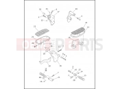 Harley-Davidson 1999 SOFTAIL NIGHT TRAIN  - FXSTB FOOTRESTS & FOOTBOARDS
