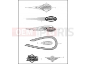 Harley-Davidson 1999 SOFTAIL SPRINGER SOFTAIL  - FXSTS FUEL TANK TRIM