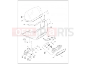 Harley-Davidson 1999 TOURING ELECTRA GLIDE STANDARD  - FLHT WINDSHIELD, FAIRING & HEADLAMPS - FLTR