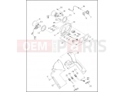 Harley-Davidson 1998 SIDECAR FLHTC/I SIDECAR  - SIDECAR FOR FLHTC/I SPEEDOMETER & TACHOMETER - FLTR MODELS