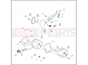 Harley-Davidson 1998 SIDECAR FLHTC/I SIDECAR  - SIDECAR FOR FLHTC/I TAIL LAMP & REAR TURN SIGNALS