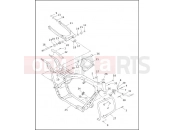Harley-Davidson 1998 SIDECAR FLHTCU/I SIDECAR  - SIDECAR FOR FLHTCU/I FRAME, REAR FORK & JIFFY STAND