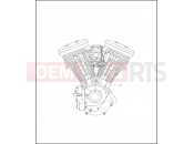 Harley-Davidson 1998 SOFTAIL HERITAGE SOFTAIL CLASSIC  - FLSTC ENGINE ASSEMBLY - COMPLETE