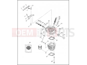 Harley-Davidson 1997 DYNA DYNA SUPER GLIDE  - FXD CYLINDERS, VALVES & HEADS - VÂ²â¢ EVOLUTION