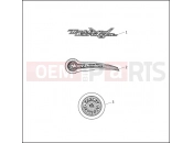 Harley-Davidson 1997 SIDECAR FLHT SIDECAR  - SIDECAR FOR FLHT FUEL TANK TRIM