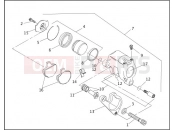 HARLEY-DAVIDSON ELECTRA GLIDE STANDARD  - FLHT FRONT BRAKE CALIPER