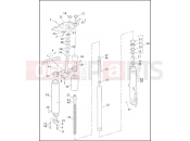 HARLEY-DAVIDSON ELECTRA GLIDE STANDARD  - FLHT FRONT FORK (2 OF 2)