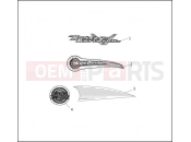 Harley-Davidson 1996 SIDECAR FLHTC SIDECAR  - SIDECAR FOR FLHTC FUEL TANK TRIM - 1996