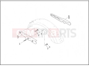 Harley-Davidson 1993 FXR SUPER GLIDE  - FXR REAR FENDER SUPPORTS