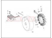 HARLEY-DAVIDSON SOFTAIL CUSTOM  - FXSTC ALTERNATOR & REGULATOR