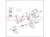 Harley-Davidson 1993 TOURING ELECTRA GLIDE SPORT  - FLHS PISTONS, CONNECTING RODS & FLYWHEELS