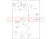 Harley-Davidson 1993 TOURING ELECTRA GLIDE CLASSIC  - FLHTC WIRING HARNESS, FAIRING - 1994