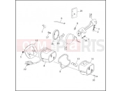Harley-Davidson 1992 SIDECAR FLHTC SIDECAR  - SIDECAR FOR FLHTC TAIL LAMP & REAR TURN SIGNALS