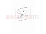 TRIUMPH Tiger 1200 GT Pro Top case back rest (expedition)
