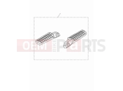 TRIUMPH Speed Twin 900 Footrests, rear