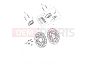 TRIUMPH Street Triple R Front Brake Caliper & Discs