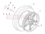 PIAGGIO Fly 150 (LBMM57) Rear wheel