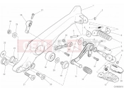 DUCATI 2019 Scrambler 1100 Sport FOOTRESTS, LEFT