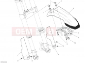 DUCATI 2019 Scrambler Desert Sled FRONT MUDGUARD