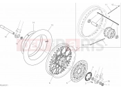 DUCATI 2019 Scrambler Desert Sled FRONT WHEEL