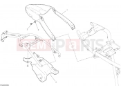 DUCATI 2019 Scrambler Desert Sled REAR MUDGUARD