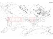 DUCATI 2019 Scrambler Desert Sled REAR SHOCK ABSORBER