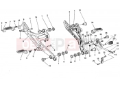 DUCATI 1999 Monster 600 Dark FOOTREST » FRAME