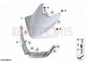 BMW Motorrad BMW 2022 C models C 400 GT 21 (0C61, 0C63) Headlight cover | Headlight cover