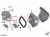BMW Motorrad BMW 2022 C models C 400 GT 21 (0C61, 0C63) Storage compartment legshield | Storage compartment legshield