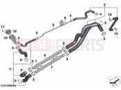 BMW Motorrad BMW 2022 C models C 400 GT 21 (0C61, 0C63) Coolant lines | Coolant lines